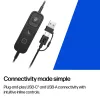Bedrade stereo-USB-headset HP Poly Mission 625 — omsluitend, 147 g, USB-aansluiting (bulk)