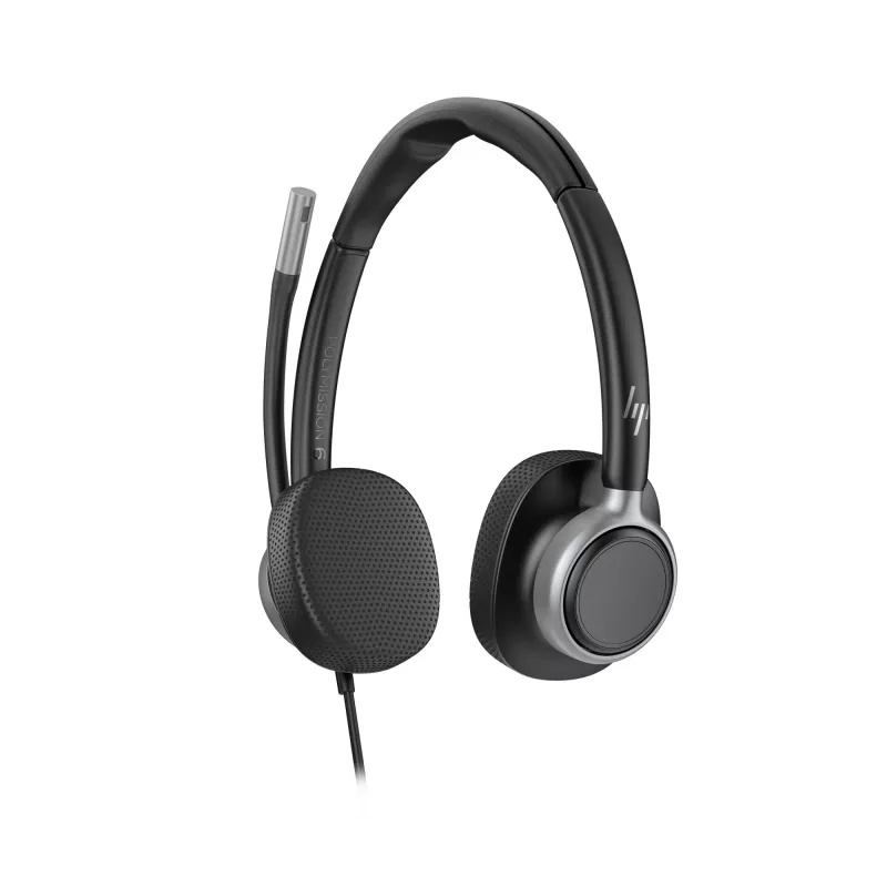 Bedrade stereo-USB-headset HP Poly Mission 625 — omsluitend, 147 g, USB-aansluiting (bulk)