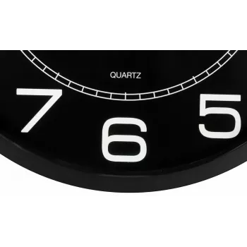 Wand-/tafelklok Unilux 400094568 — quartz, rond, zwart, 57,5 cm diameter, batterij (AA)