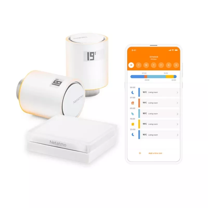 Netatmo NVP01-DE thermostatische radiatorkraan geschikt voor binnen