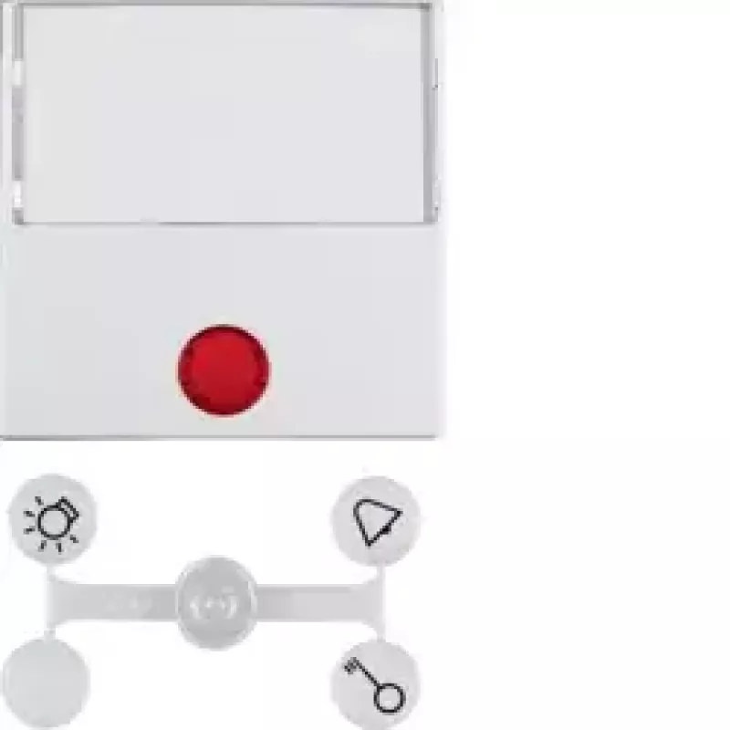 Accessoire voor elektroschakelaar Berker 16968989 — wit, montageaccessoire voor elektroschakelaars
