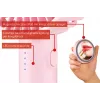 Unold Breezy II roze 10 cm handventilator