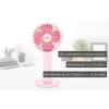 Unold Breezy II roze 10 cm handventilator