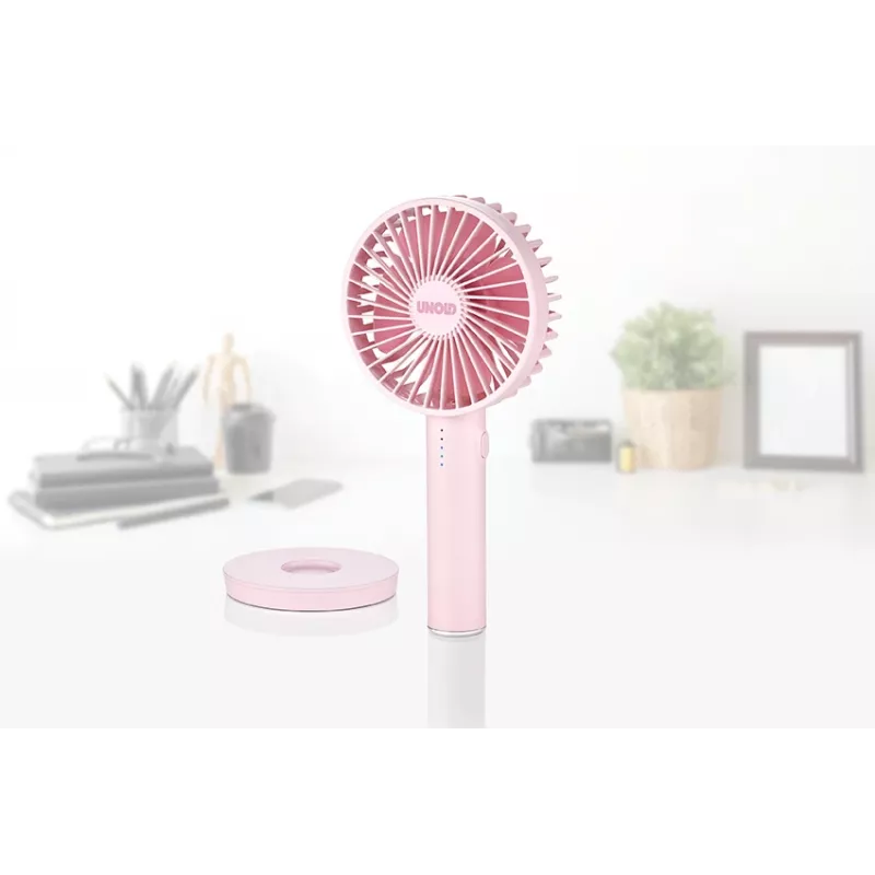Unold Breezy II roze 10 cm handventilator