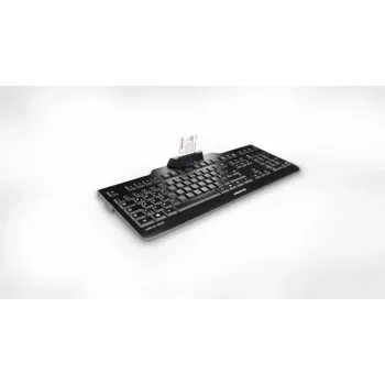 Bedrade Cherry CHERRY KC 1000 SC full-size USB-toetsenbord, QWERTY, 109 toetsen, 1,8 m kabel, zwart