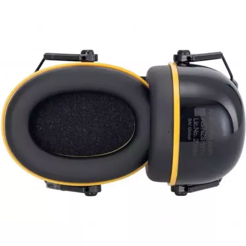 Uvex K20 veiligheidsbril met hoofdband zwart geel bouw