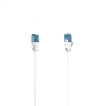 Hama Flexi-slim netwerkkabel wit 3 m Cat6a U/UTP (UTP)