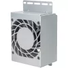 CPU-koeler SILVERSTONE RAC45-FC-801 compacte 80 mm ventilator, zilver/zwart