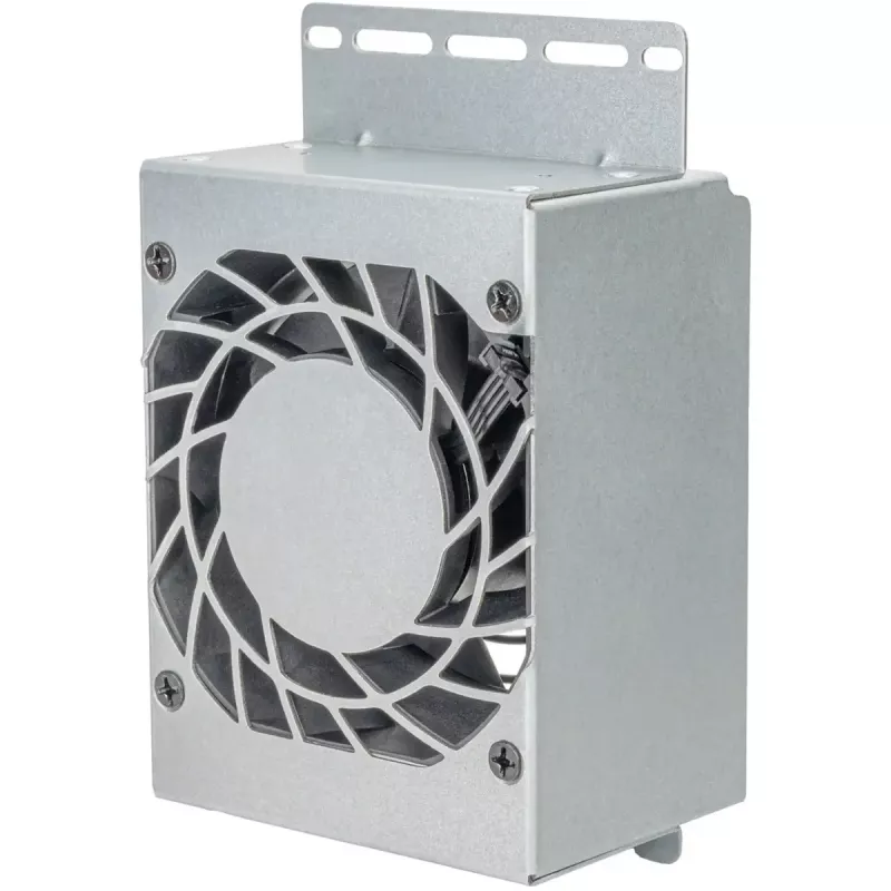 CPU-koeler SILVERSTONE RAC45-FC-801 compacte 80 mm ventilator, zilver/zwart
