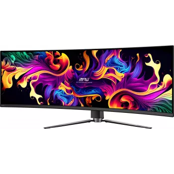 MSI MPG 491CQPX QD-OLED computermonitor 124,5 cm (49 inch) 5120 x 1440 pixels Dual QHD zwart
