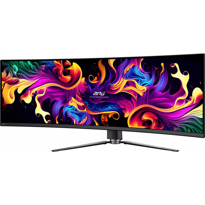 MSI MPG 491CQPX QD-OLED computermonitor 124,5 cm (49 inch) 5120 x 1440 pixels Dual QHD zwart