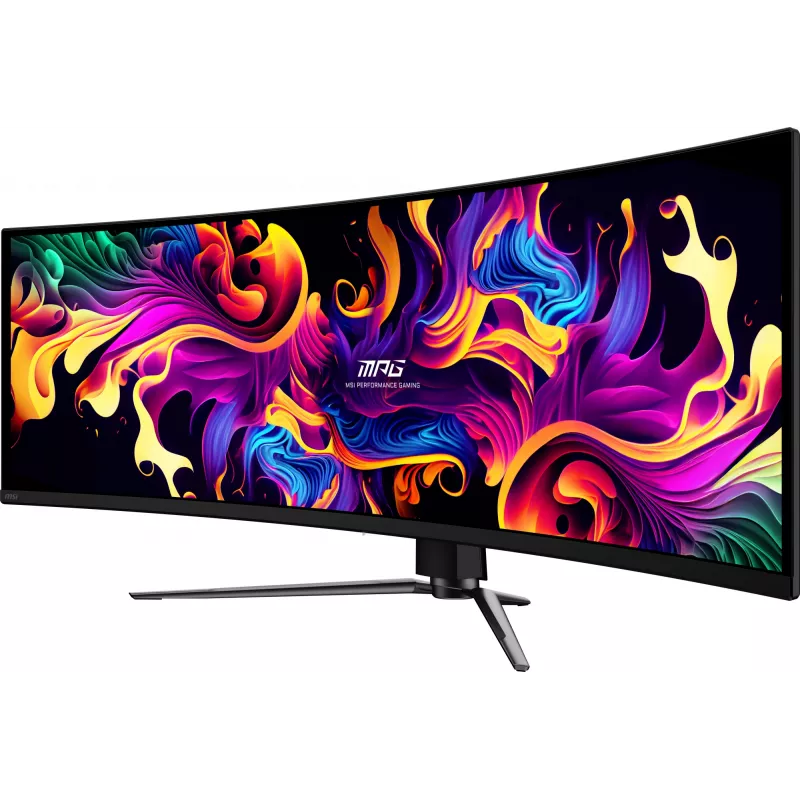 MSI MPG 491CQPX QD-OLED computermonitor 124,5 cm (49 inch) 5120 x 1440 pixels Dual QHD zwart
