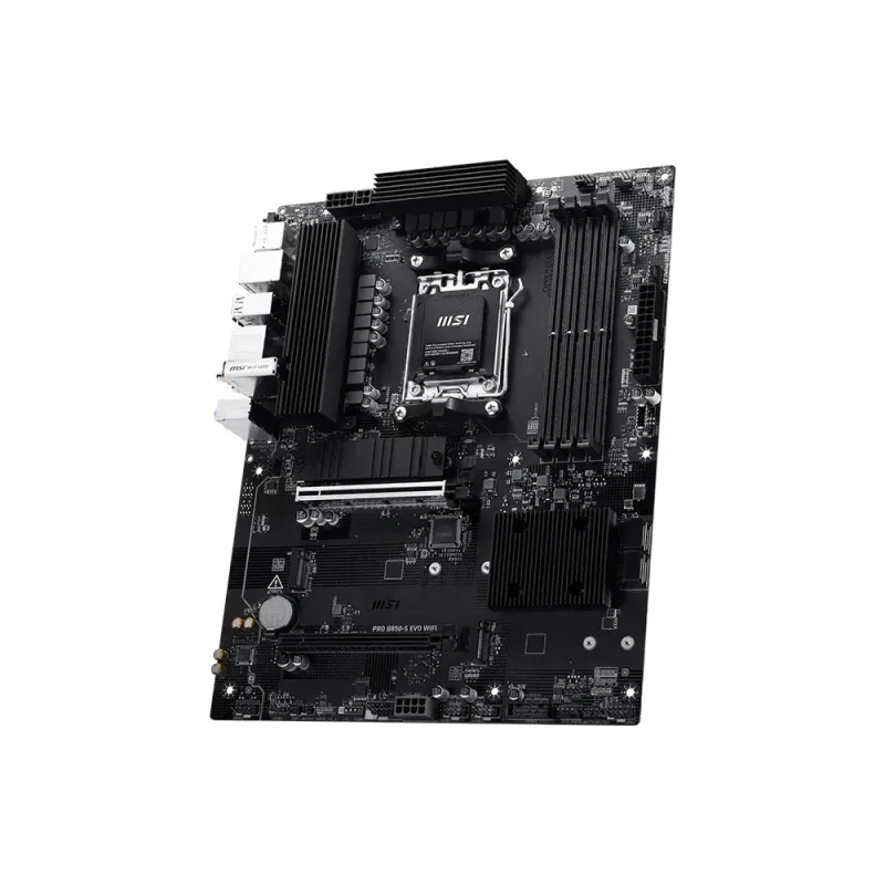 Moederbord MSI PRO B850-S EVO WIFI — AMD B850-chipset, socket AM5, ATX, DDR5, Wi-Fi 7, 2,5GbE