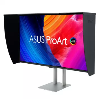ASUS ProArt OLED PA32UCDMR-K Computermonitor 80 cm (31,5 inch) 3840 x 2160 pixel 4K Ultra HD QD-OLED zwart, zilver