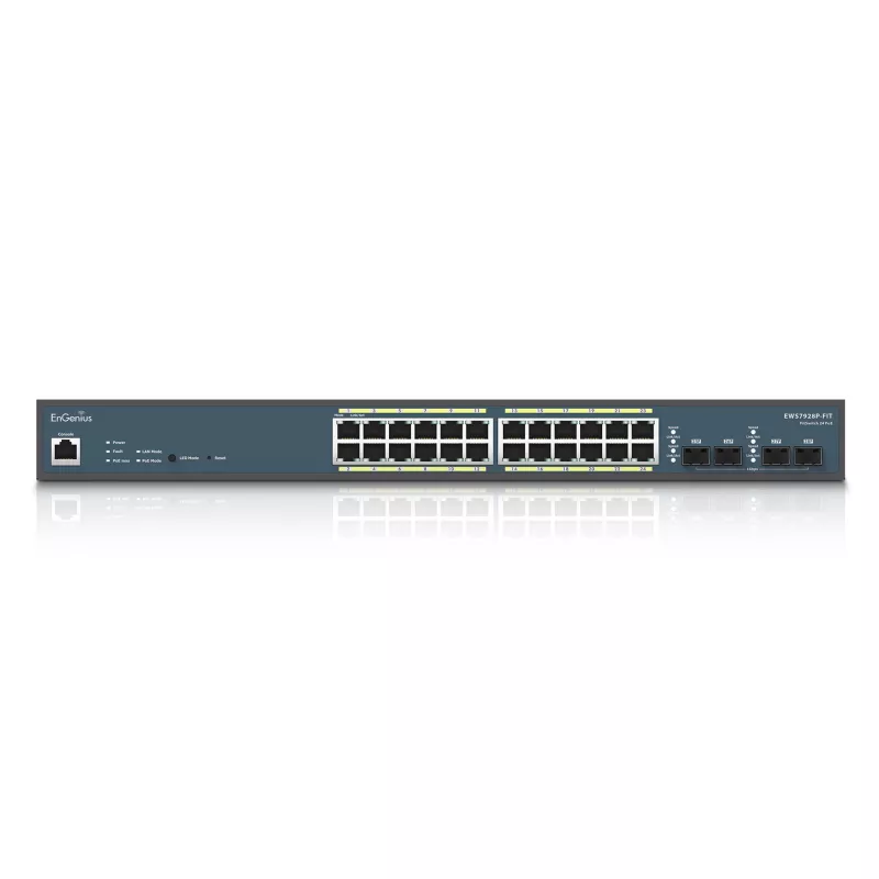 Managed Switch EnGenius FitSwitch 24 PoE 24x Gigabit Ethernet-poorten