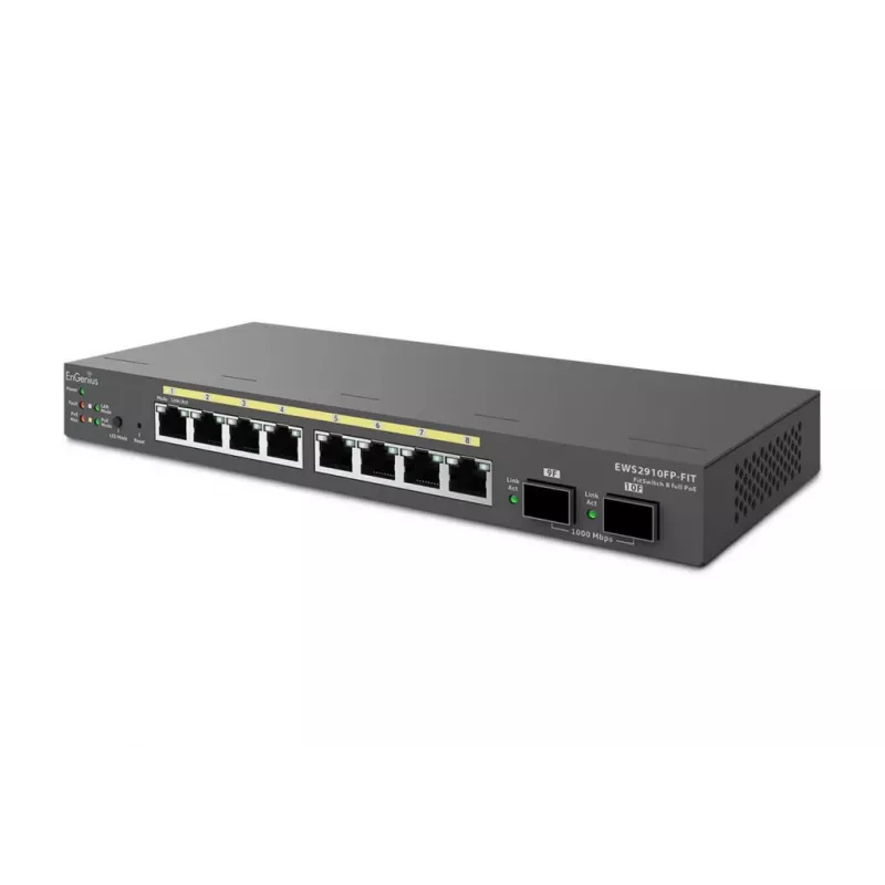Managed Switch EnGenius FitSwitch 8 Full PoE 8 poorten Gigabit Ethernet