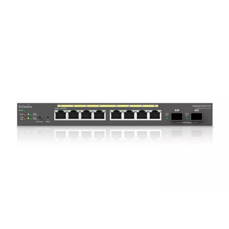 Managed Switch EnGenius FitSwitch 8 Full PoE 8 poorten Gigabit Ethernet