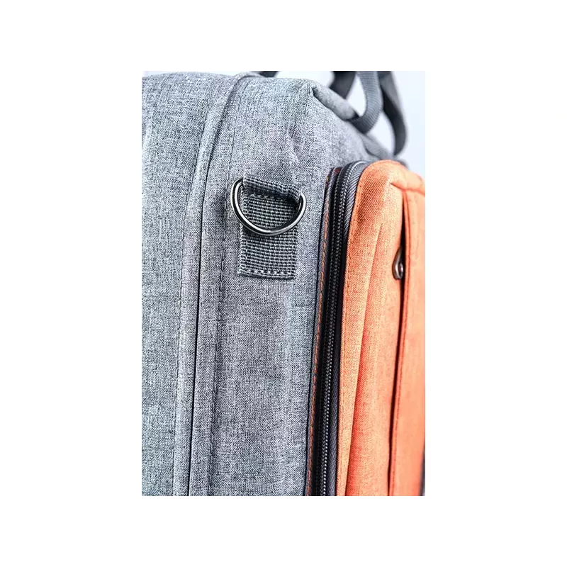 Messenger-tas MODECOM RENO voor 15,6 inch (39,6 cm) laptops, nylon, grijs/oranje