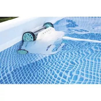 Robot-zwembadreiniger Intex 28005 — voor zwembaden, blauw/wit, gewicht 5,66 kg