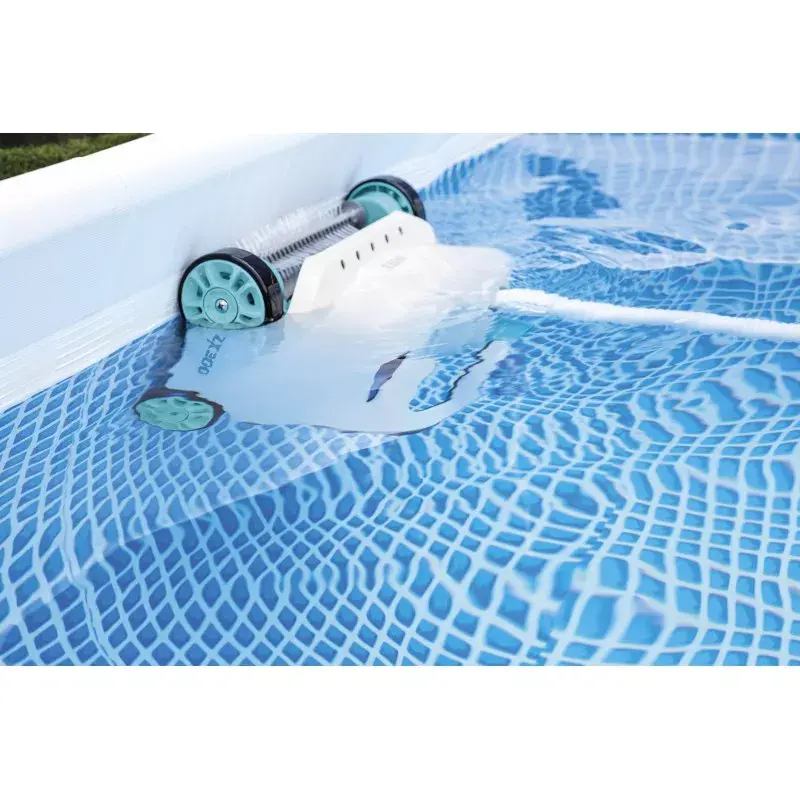 Robot-zwembadreiniger Intex 28005 — voor zwembaden, blauw/wit, gewicht 5,66 kg