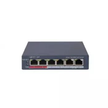 Managed switch Hikvision DS-3E1106P-EI 4 poort Fast Ethernet PoE