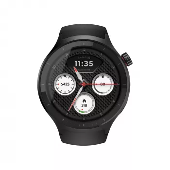 Motorola Moto Watch 3,63 cm (1,43 inch) OLED 47 mm digitaal touchscreen zwart GPS (satelliet)