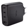 TRUST Maxo 65W AC-snellader voor binnen, 3× USB-C, max. 20V, 2m kabel, zwart