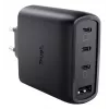 TRUST Maxo 65W AC-snellader voor binnen, 3× USB-C, max. 20V, 2m kabel, zwart