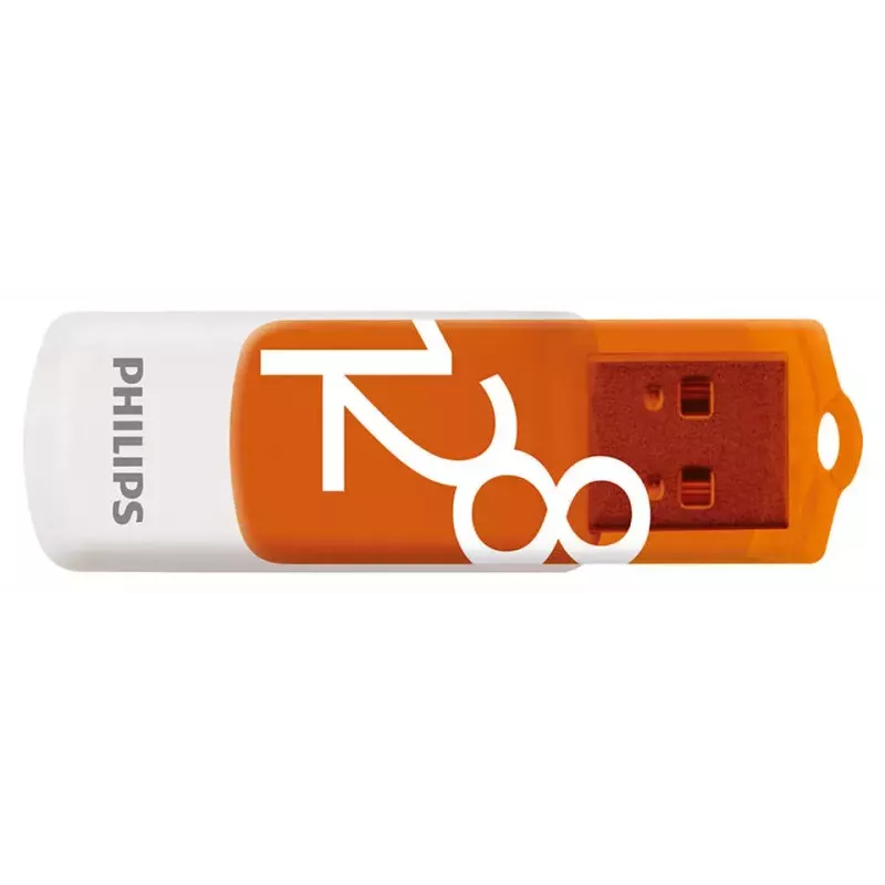 Philips FM12FD05B USB-stick 128 GB USB Type-A 2.0 oranje, wit