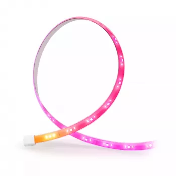 Philips Hue Flux lichtstrip-verlenging 5 m, slimme lichtstrip, Bluetooth/Zigbee, wit, silicone, meerkleurig, 48 W