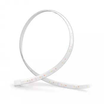 Philips Hue Flux lichtstrip-verlenging 5 m, slimme lichtstrip, Bluetooth/Zigbee, wit, silicone, meerkleurig, 48 W