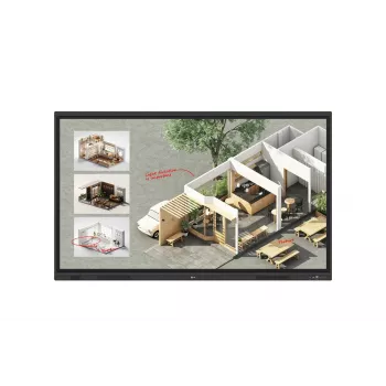 Interactief whiteboard LG CreateBoard Standard 65 inch (165,1 cm) 4K UHD 3840×2160 touchscreen VA-paneel Wi‑Fi 6E 40W+20W