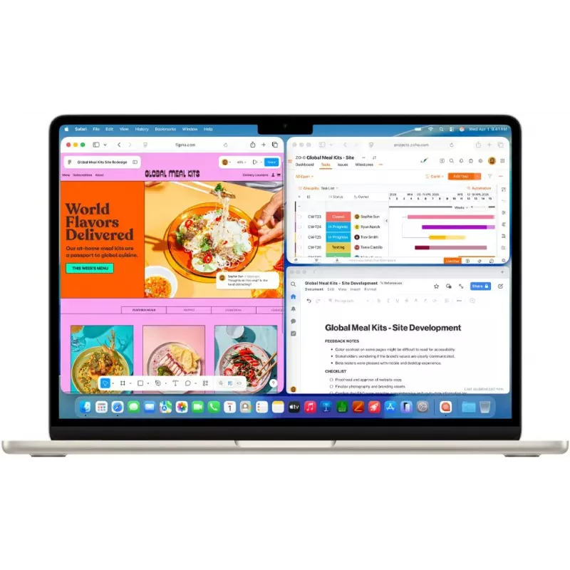 Laptop Apple MacBook Air M5 15,3 inch (38,9 cm) 16 GB RAM 512 GB SSD blauw