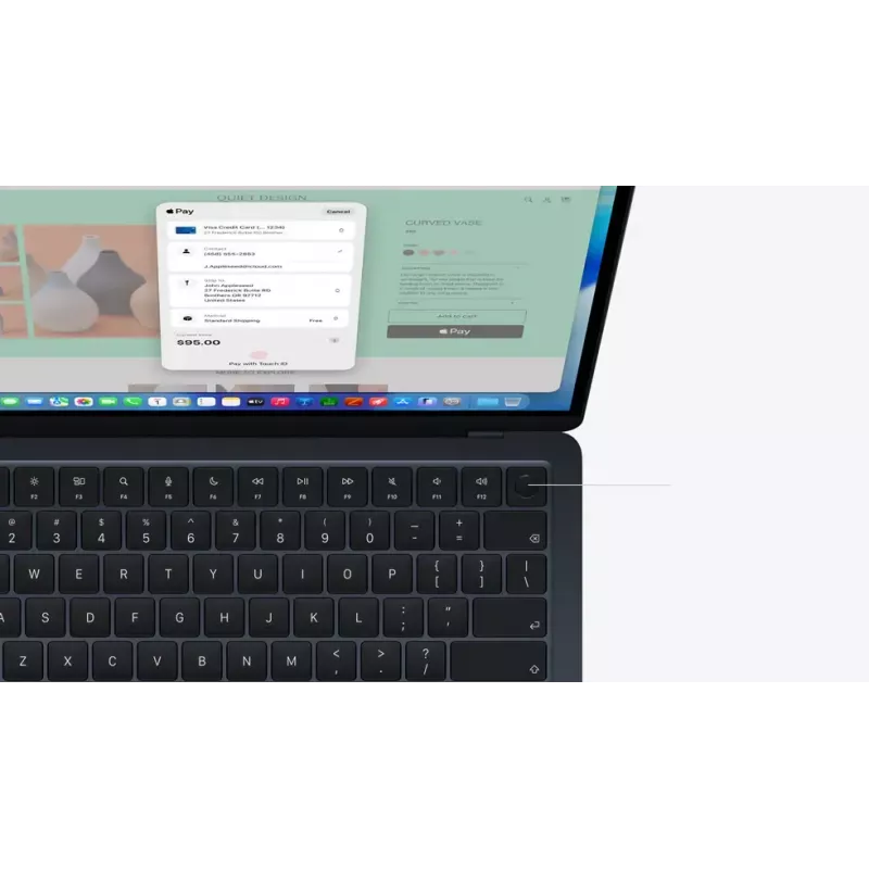 Laptop Apple MacBook Air M5 15,3 inch (38,9 cm) 16 GB RAM 512 GB SSD blauw