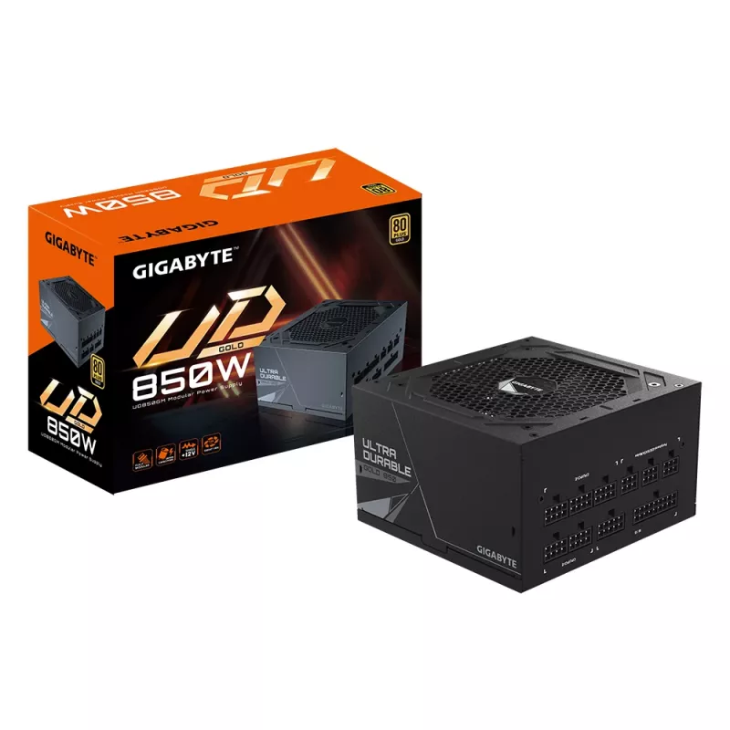 GIGABYTE UD850GM voeding 850 W 20+4 pin ATX ATX zwart