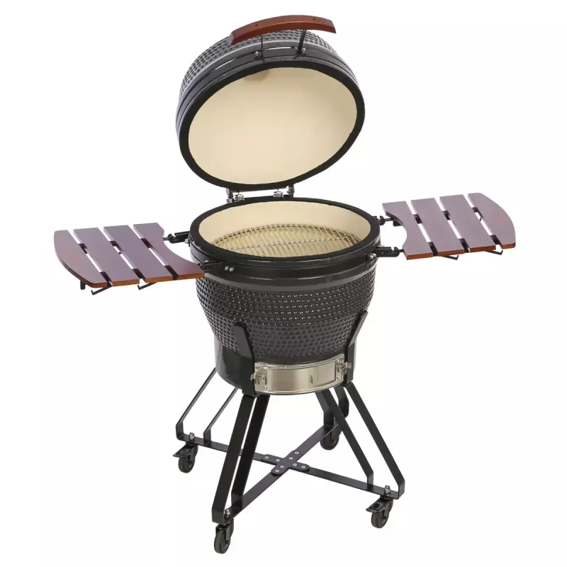 TunaBone Kamado Pro 22 inch grill, maat M, donkergrijs