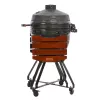 TunaBone Kamado Pro 22 inch grill, maat M, donkergrijs