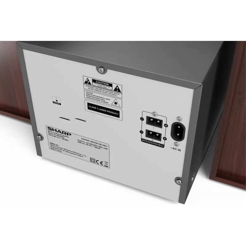 Sharp XL-B512(BR) home-audiosysteem micro-audioset 45 W bruin