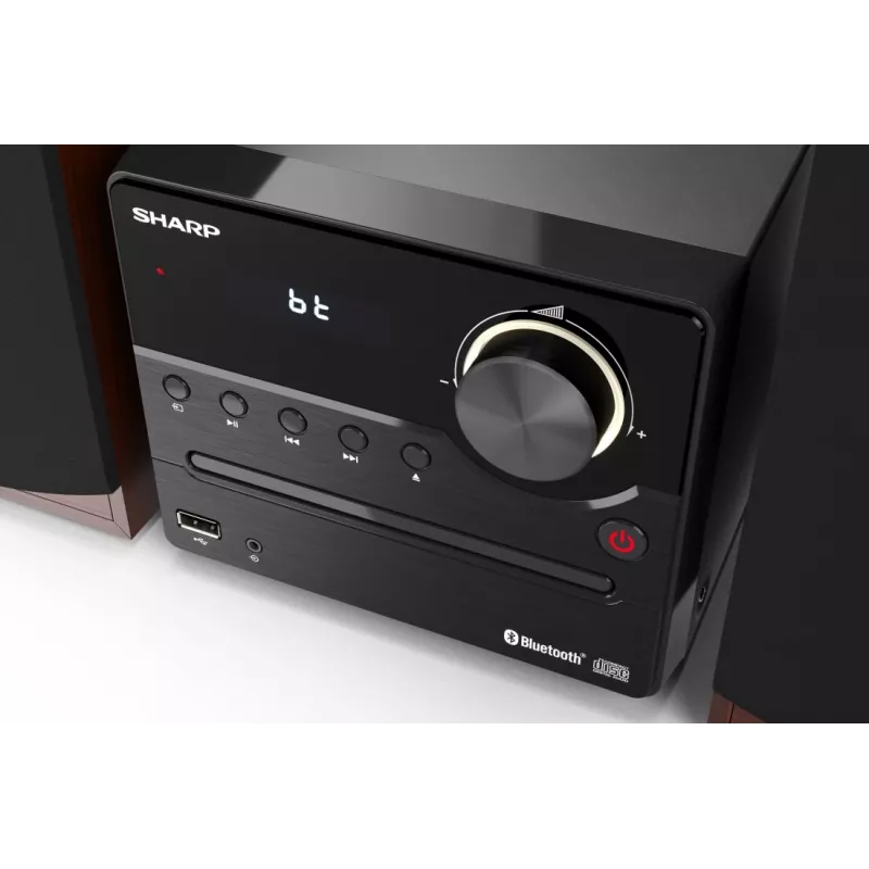 Sharp XL-B512(BR) home-audiosysteem micro-audioset 45 W bruin