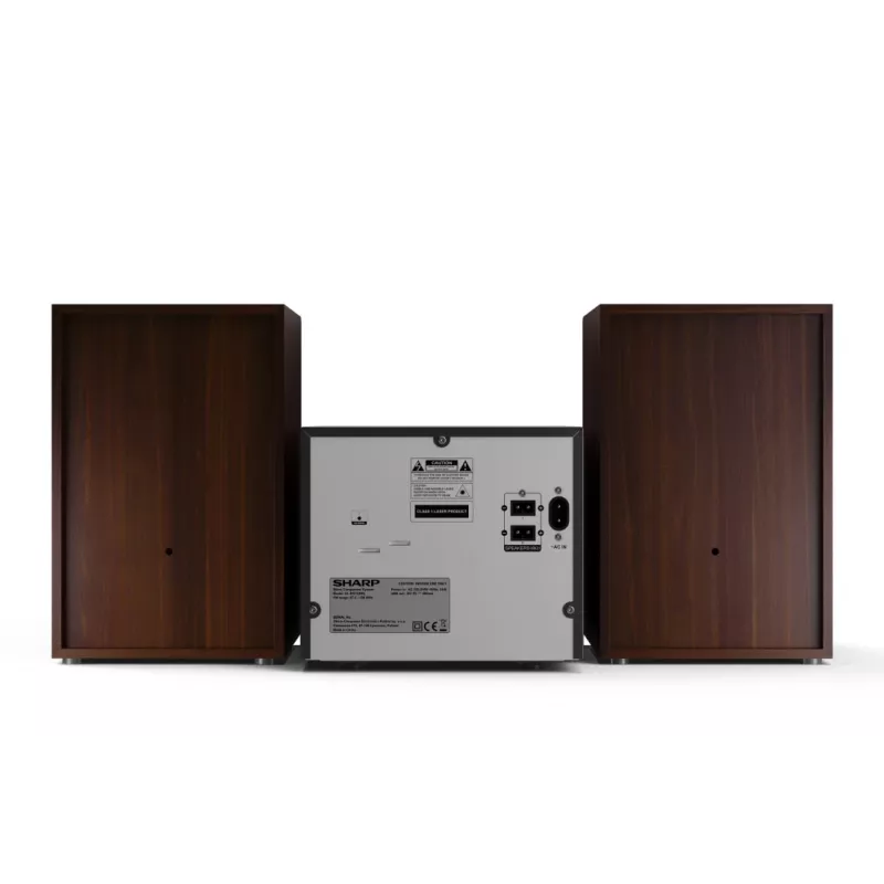 Sharp XL-B512(BR) home-audiosysteem micro-audioset 45 W bruin