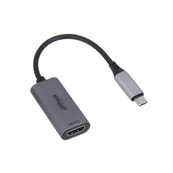 Dahua Technology USB 3.1 Type-C-naar-HDMI-adapter, USB Type-C, HDMI Type A (standaard), stekker, stekker, recht, recht