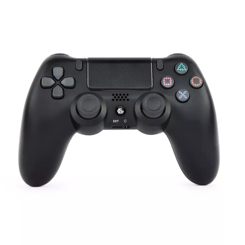 Gamepad GEMBIRD JPD-PS4BT-02 Zwart – Bluetooth, RF, USB, Li-Ion-accu, PS4