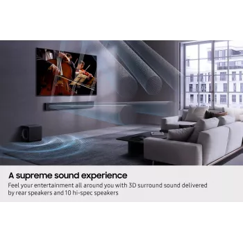 Samsung Q-Series QS750F 5.1.2ch soundbar met subwoofer en achterluidsprekers (2025)