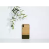 Smartphonehoesje hout voor iPhone X/XS — Bambuswald zwart