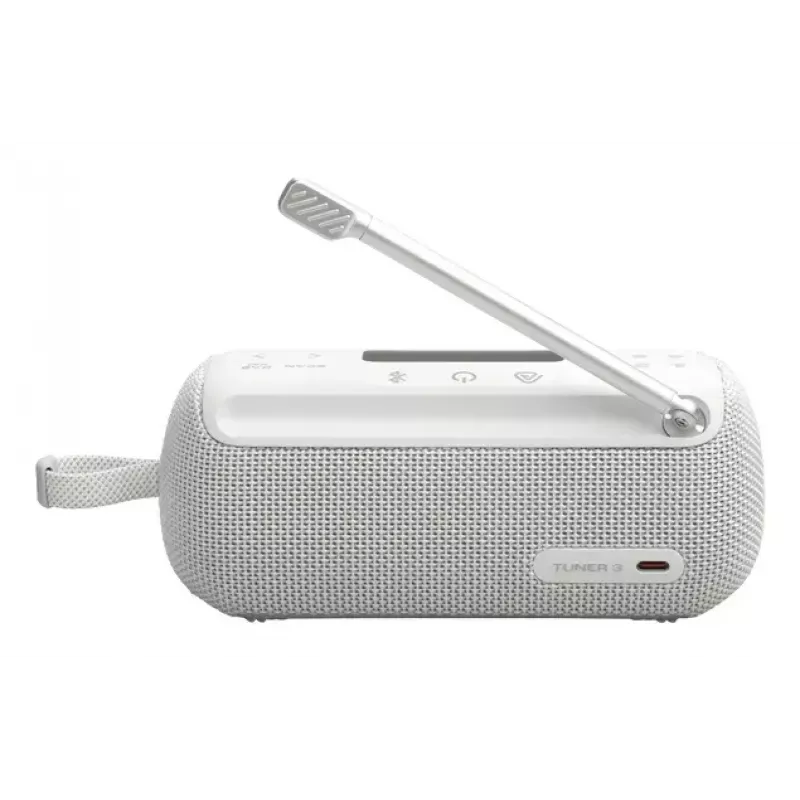 JBL Tuner 3 draagbare DAB/FM-radio, wit