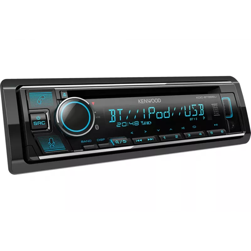 Kenwood KDC-BT665U auto-mediareceiver zwart 200 W Bluetooth