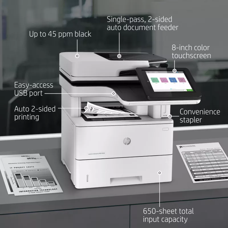 Multifunctionele printer HP LaserJet Enterprise MFP M528f Laser Monoprint