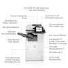 HP Color LaserJet Enterprise Flow MFP M776zs, Laser, Kleurendruk, 1200 x 1200 DPI, A3, Directprint, Zwart, Wit