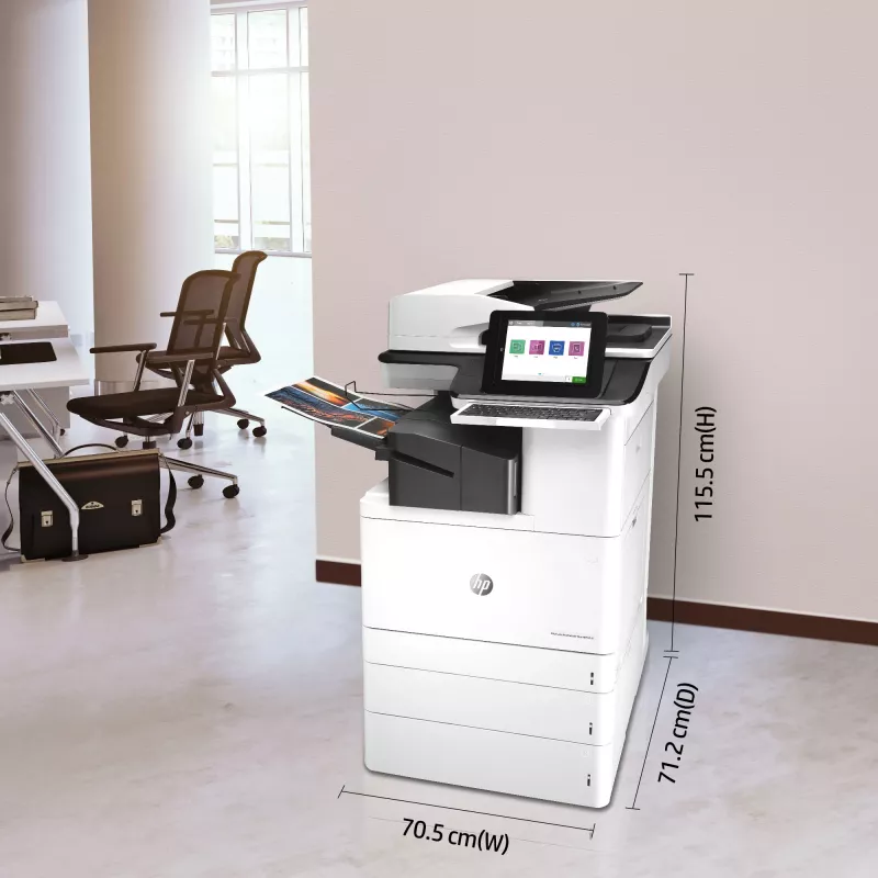 HP Color LaserJet Enterprise Flow MFP M776zs, Laser, Kleurendruk, 1200 x 1200 DPI, A3, Directprint, Zwart, Wit