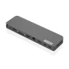 Lenovo 40AU0065EU USB-C Mini Dock, bedraad, 65 W, HDMI, VGA, RJ-45, USB 3.0 (USB 3.2 Gen 1), USB-A, zwart